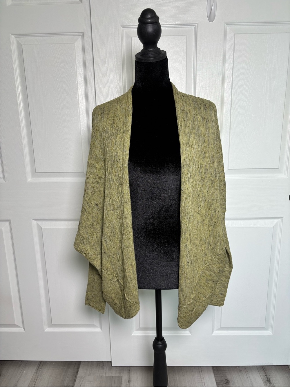 Pilcro Olive Green Dolman Sleeve Draped Open Front Cardigan Sz Small